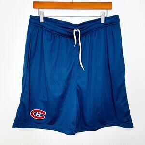 Montreal Canadiens NHL Logo Hockey Shorts Men's Size L